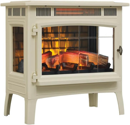 duraflame Freestanding Electric Fireplace Stove Heater with 3D Flame Effect for 1,000 Sq. Ft. Room,