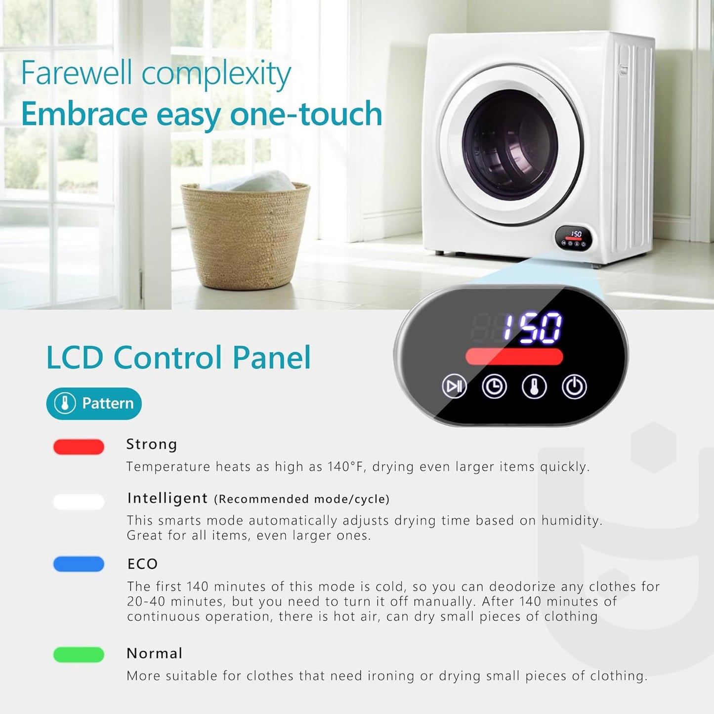 Euhomy 110V Portable Clothes Dryer