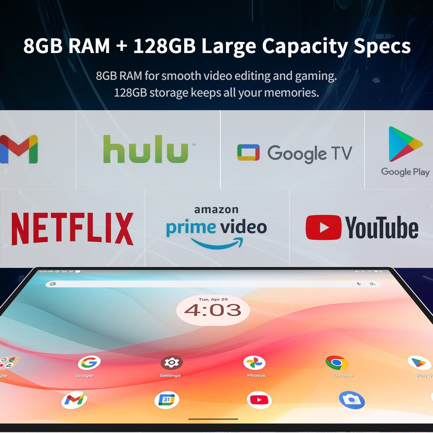 KTC 25" FHD Portable Touch Screen Monitor with Camera, Google EDLA,5000mAh Battery, Remote Control for Travel