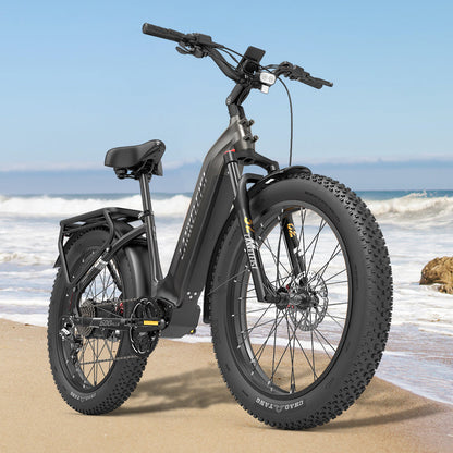 Lankeleisi MG600 Plus 2025 Version 26" Fat Bike 960Wh All Terrain SUV E-Bike with Torque Sensor 48V 20Ah Battery