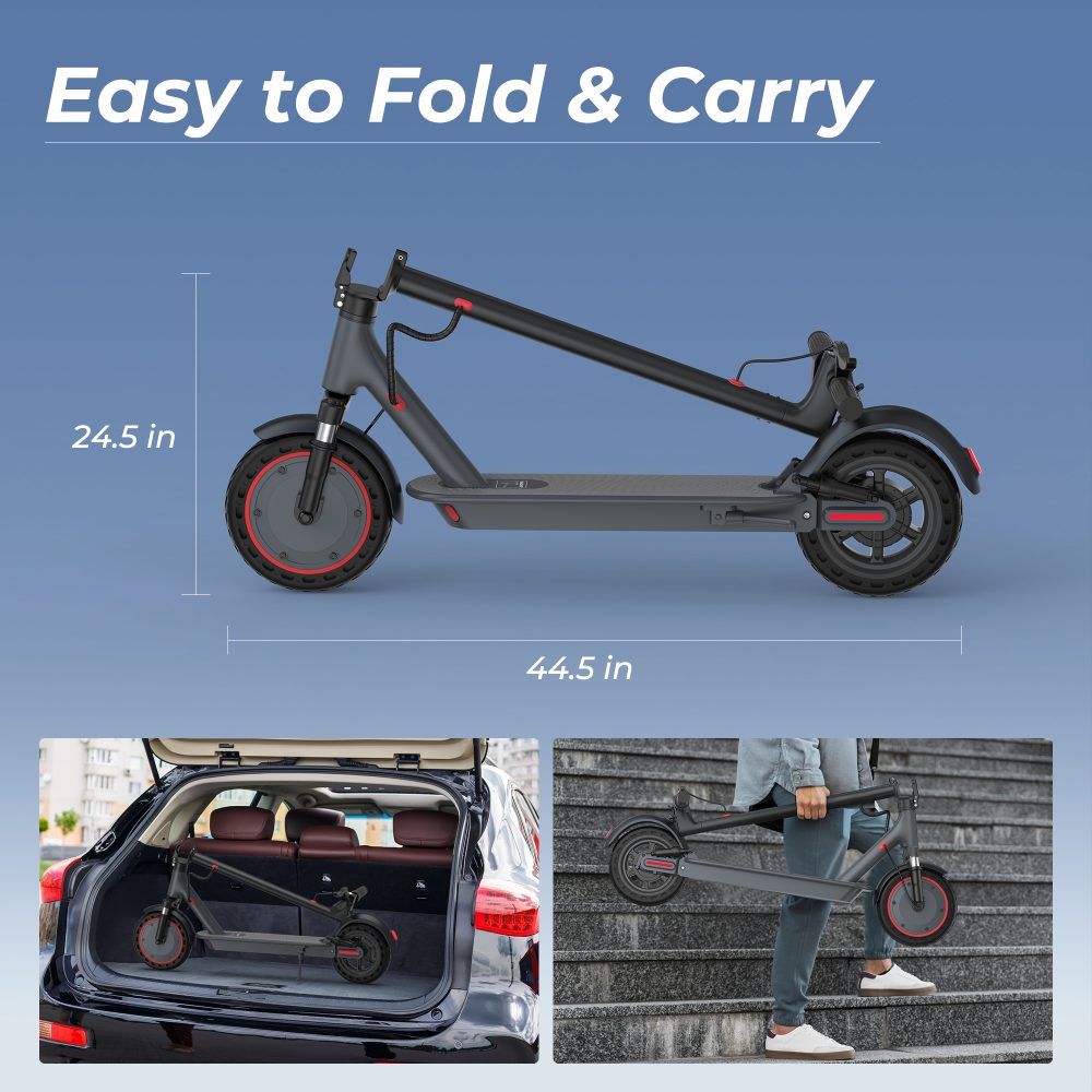 AOVOPRO ES80 Electric Scooter 350W 10.5 Ah Long Range High Speed Foldable