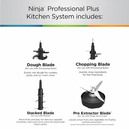Ninja Detect™ Kitchen System Power Blender Plus Processor Pro with BlendSense™ Technology