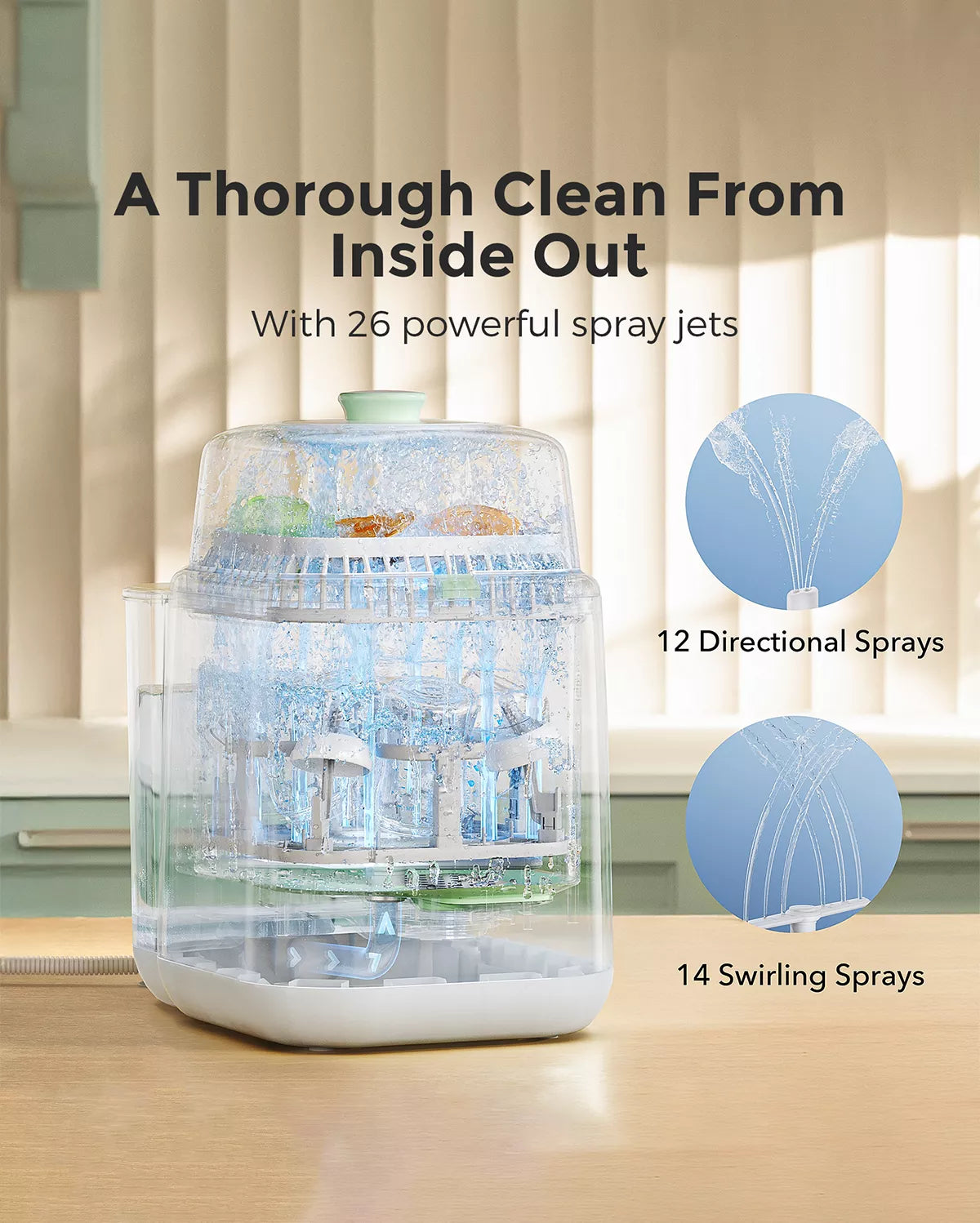 Momcozy KleanPal Pro Baby Bottle Washer and Sterilizer