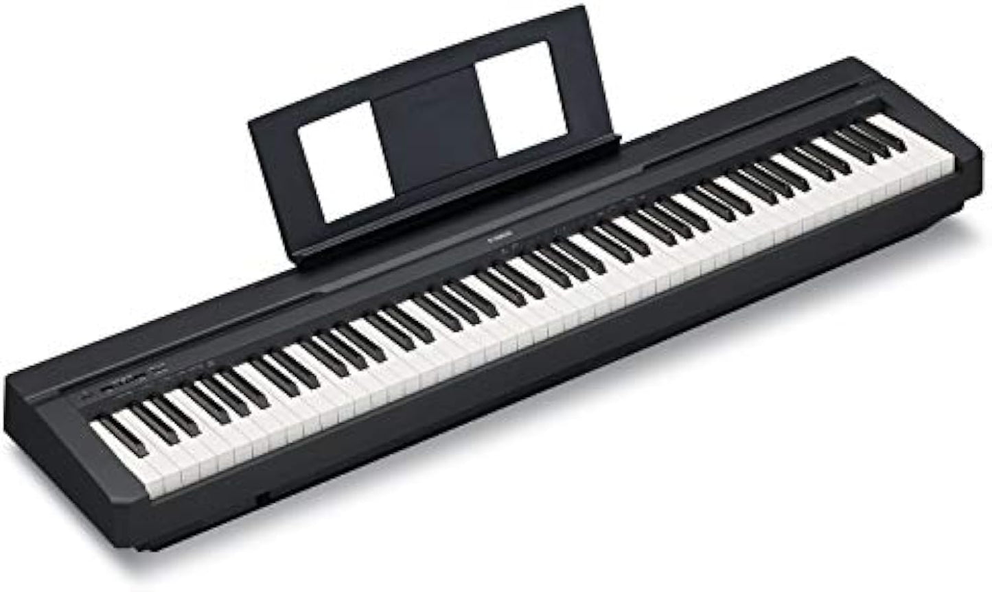 YAMAHA P71 88-Key Weighted Action Digital Piano with Sustain Pedal and Power Supply