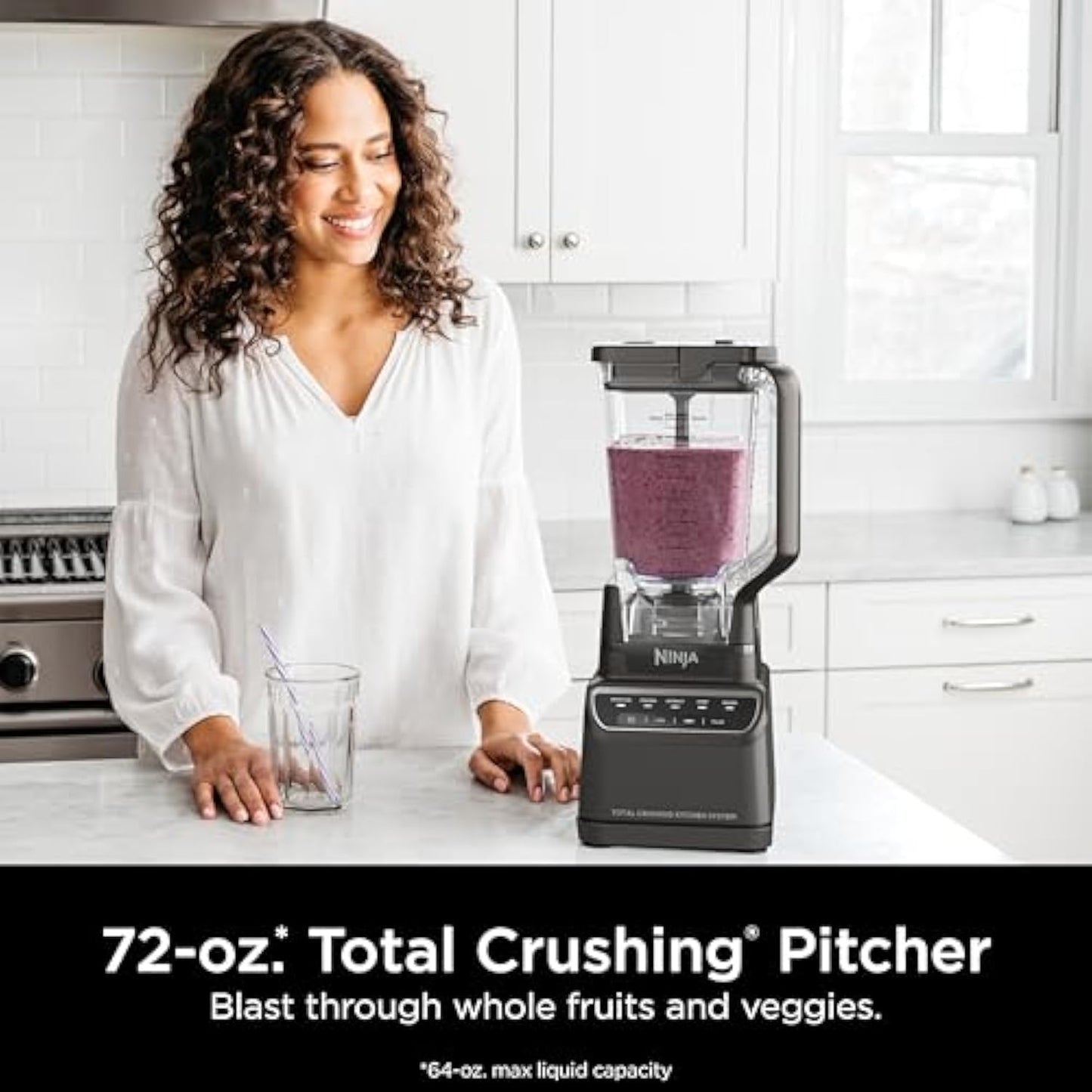 Ninja Detect™ Kitchen System Power Blender Plus Processor Pro with BlendSense™ Technology