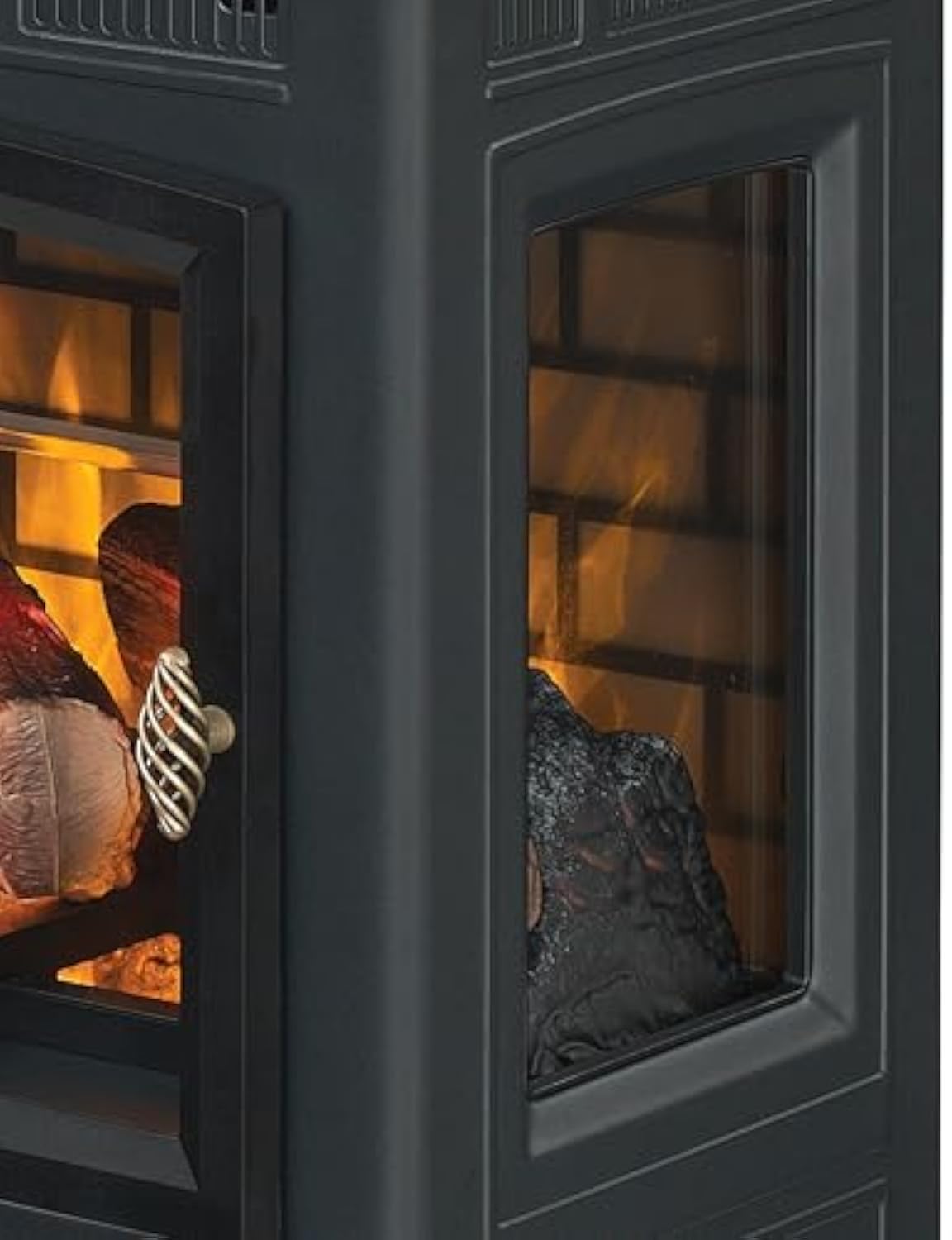 duraflame Freestanding Electric Fireplace Stove Heater with 3D Flame Effect for 1,000 Sq. Ft. Room,